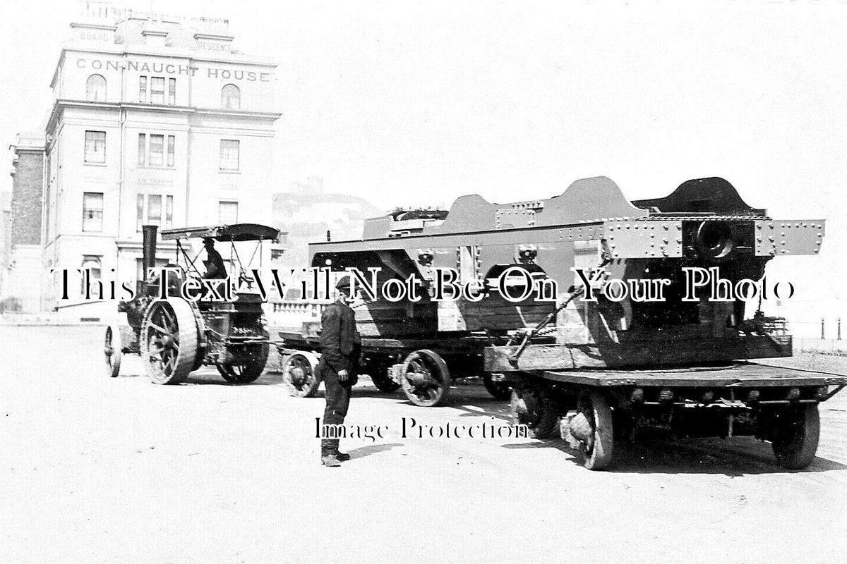 KE 3094 - Steam Roller & Carrier, Connaught House, Dover, Kent