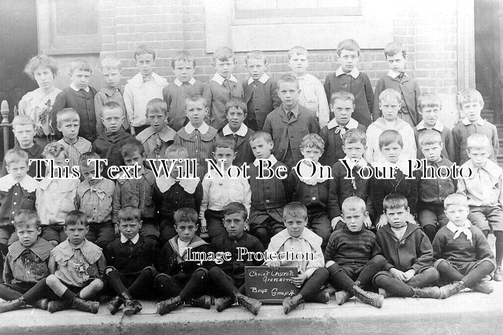 KE 3095 - Boys Class, Christ Church School, Gravesend, Kent