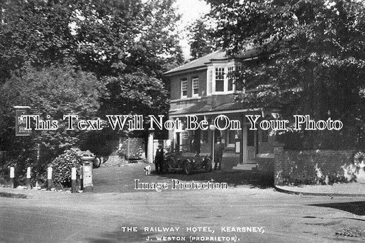 KE 3117 - The Railway Hotel, Kearsney, Kent c1929