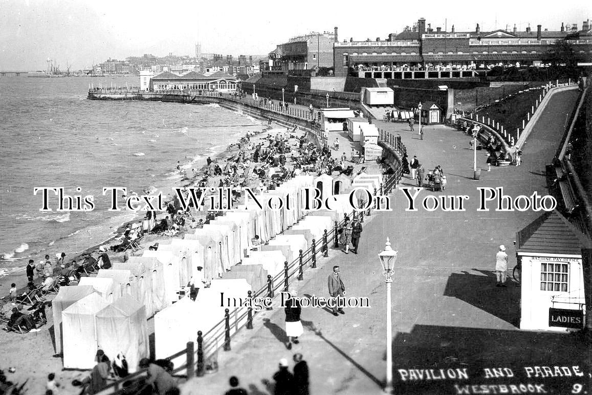 KE 3187 - Pavilion & Parade, Westbrook, Kent c1931