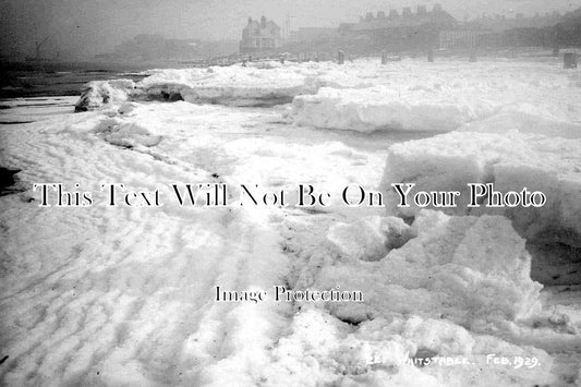 KE 3237 - Frozen Sea At Whitstable, Kent 1929