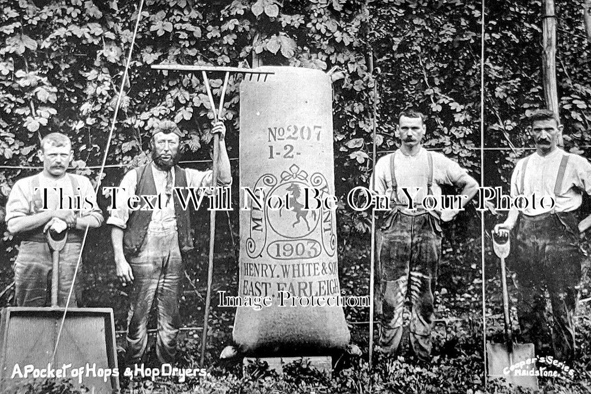 KE 3296 - Hop Pickers, Kent c1910