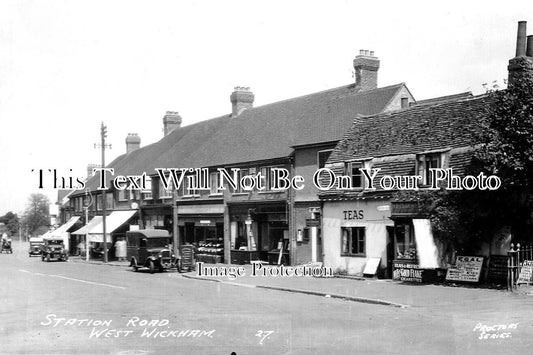 KE 3301 - Station Road, West Wickham, Kent c1936