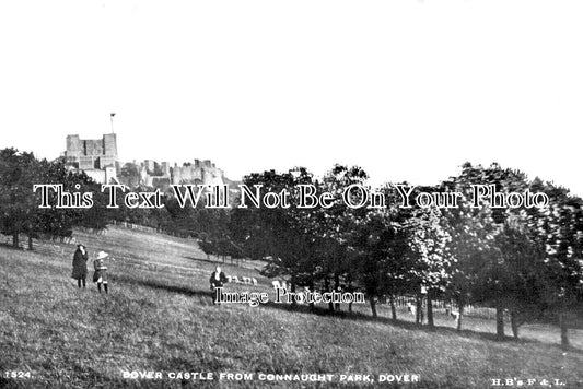 KE 3307 - Dover Castle From Connaught Park, Kent