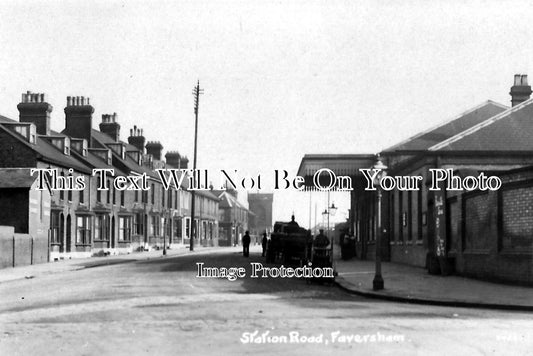 KE 337 - Station Road, Faversham, Kent c1918