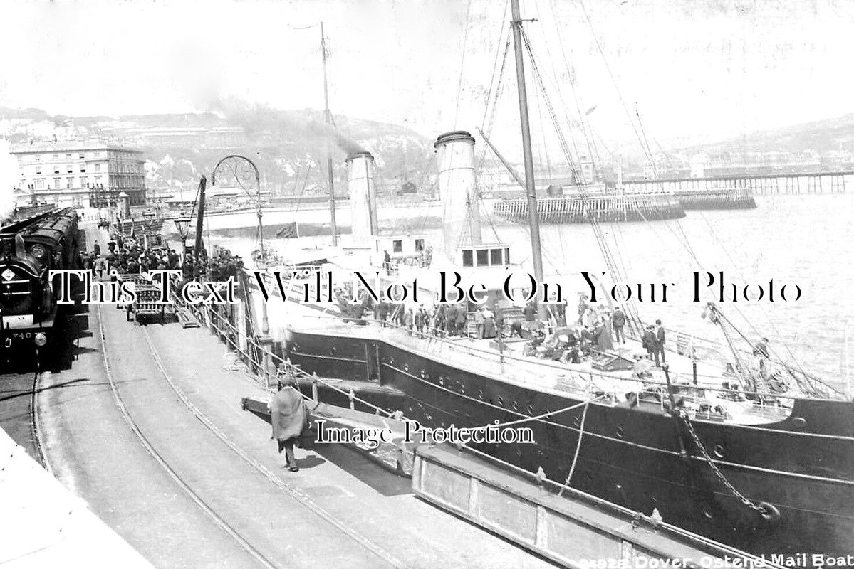 KE 3382 - Ostend Mail Boat, Dover, Kent