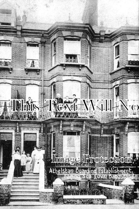 KE 3385 - Athelstan Boarding House, Cliftonville, Kent c1909