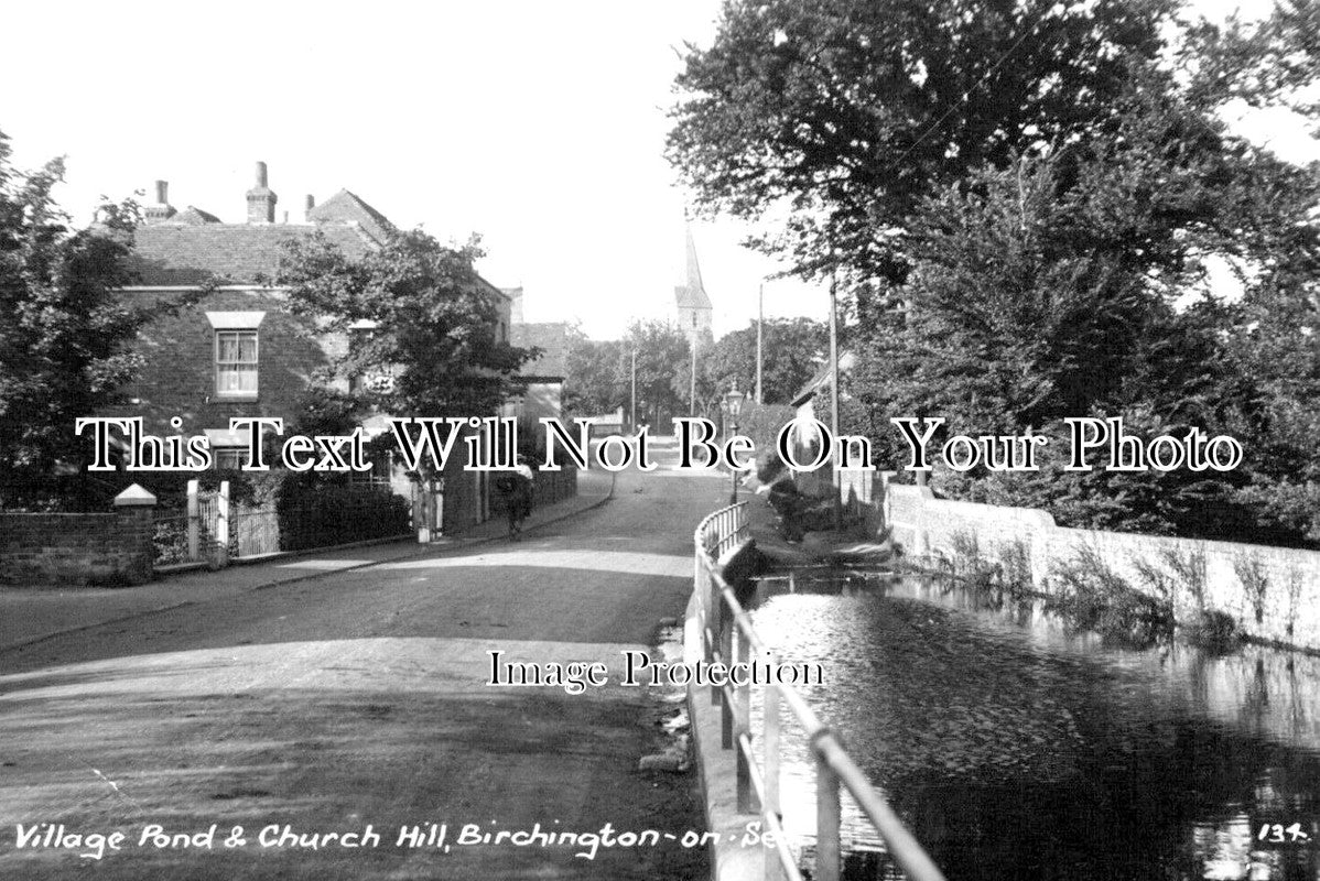 KE 3397 - Village Pond & Church Hill, Birchington On Sea, Kent