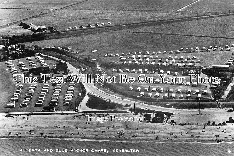 KE 3403 - Alberta & Blue Anchor Camps, Seasalter, Kent c1957