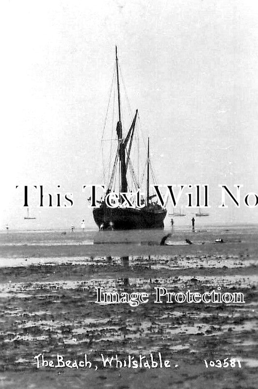 KE 3429 - The Beach, Whitstable, Kent c1932
