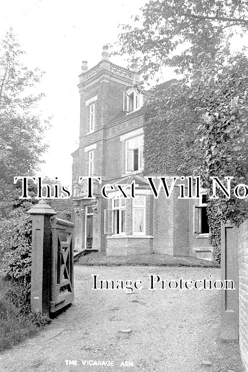 KE 3469 - The Vicarage, Ash, Kent c1910