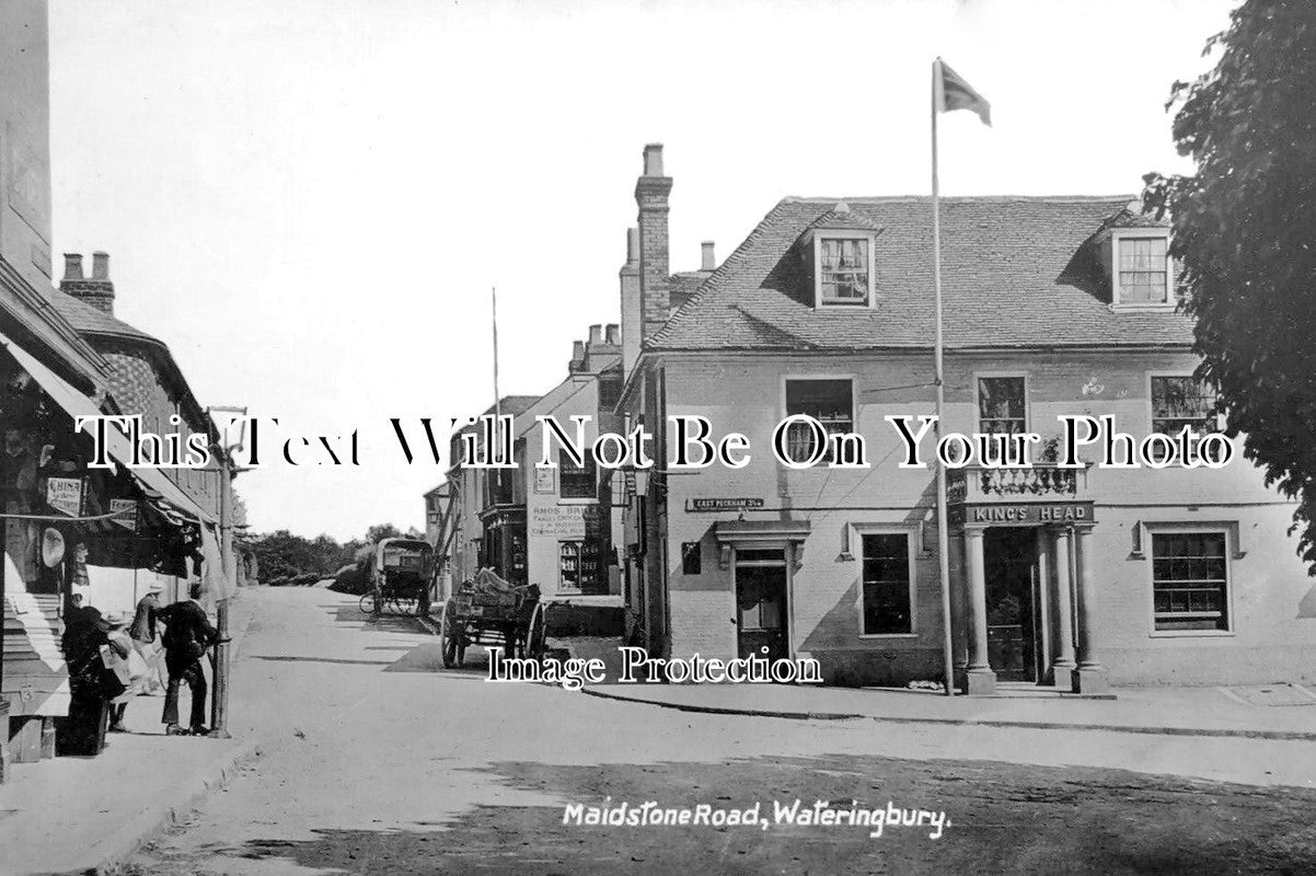 KE 3496 - Maidstone Road, Wateringbury, Kent c1913