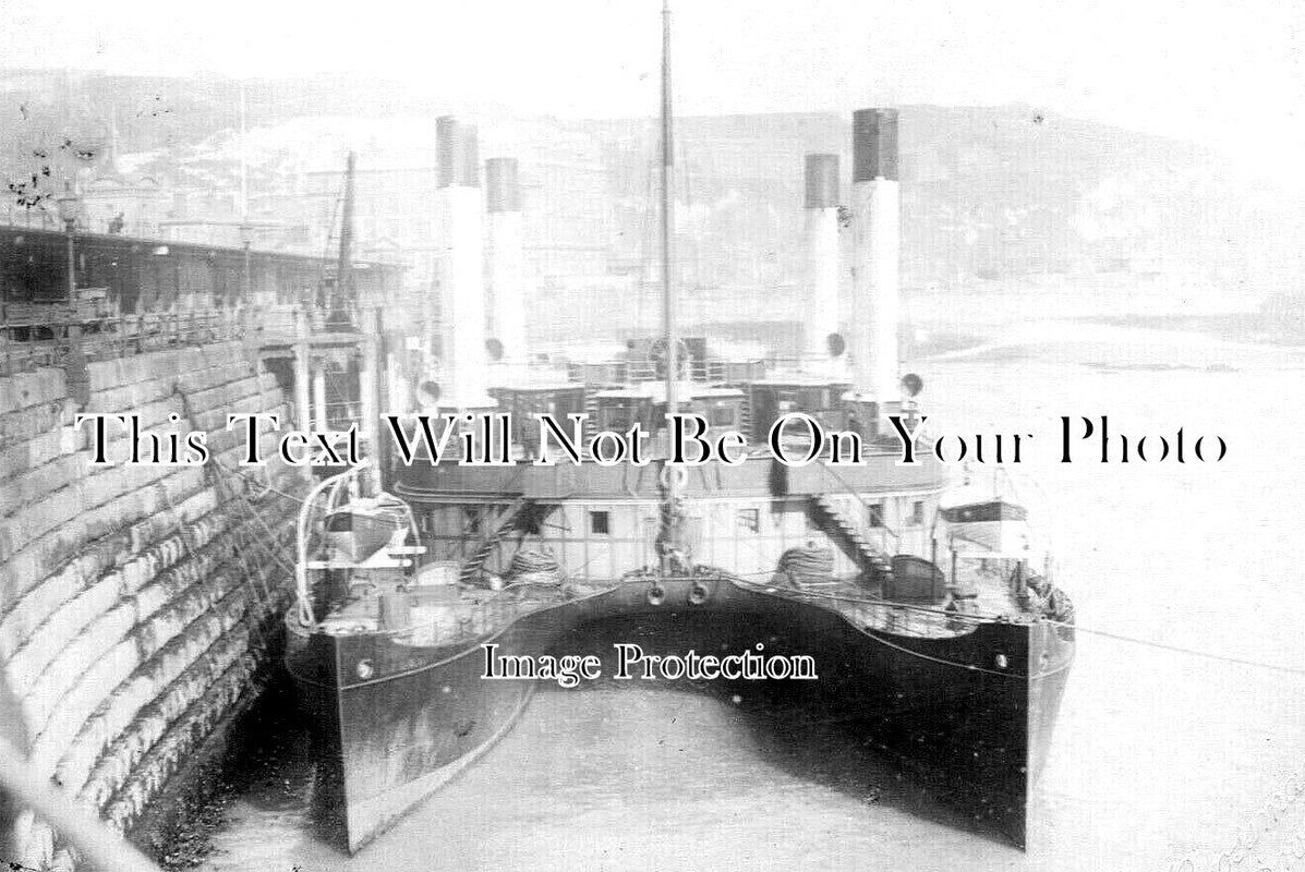 KE 3542 - Twin Steam Ship, Dover Harbour, Kent