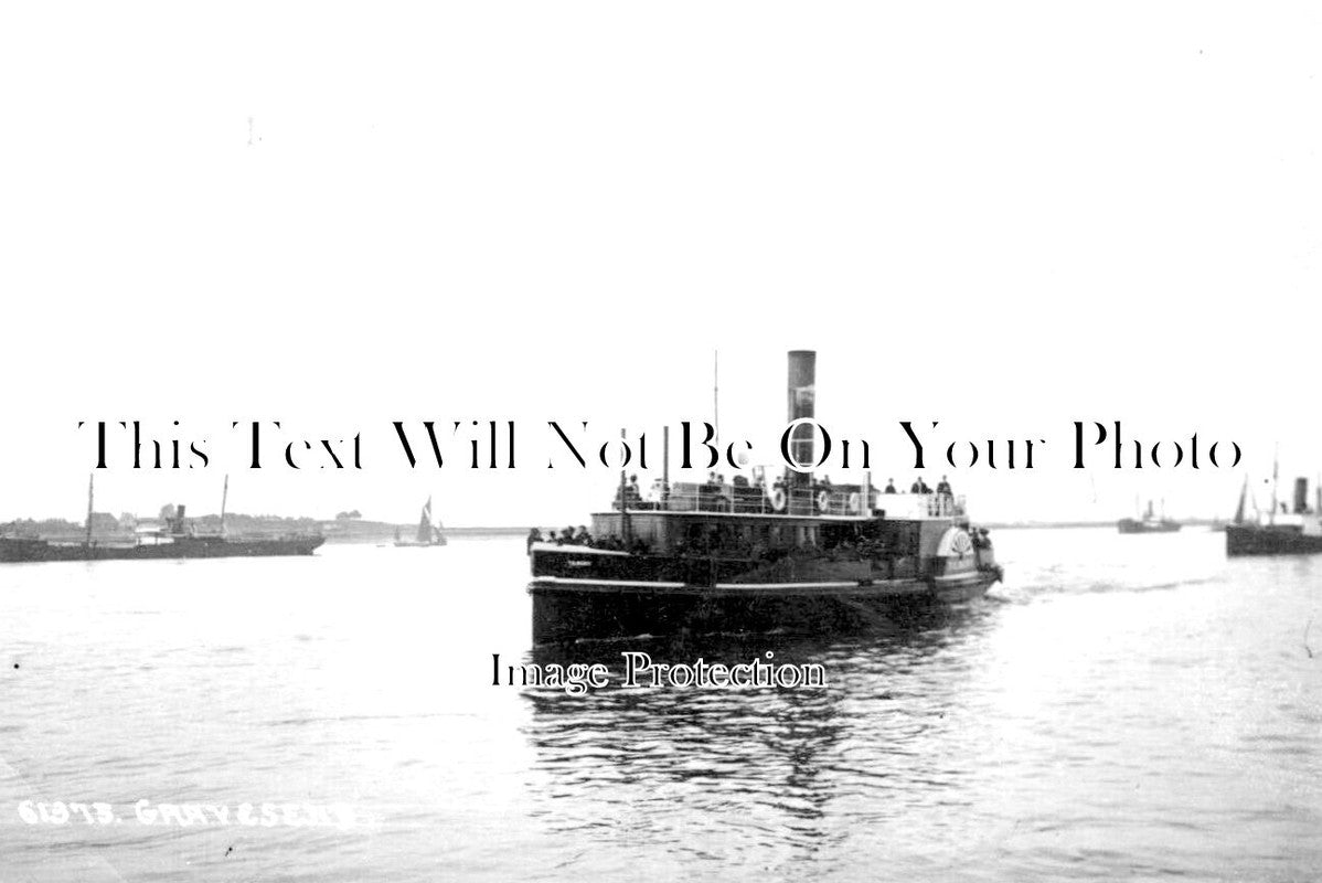 KE 3572 - Gravesend Paddle Steamer, Kent c1921