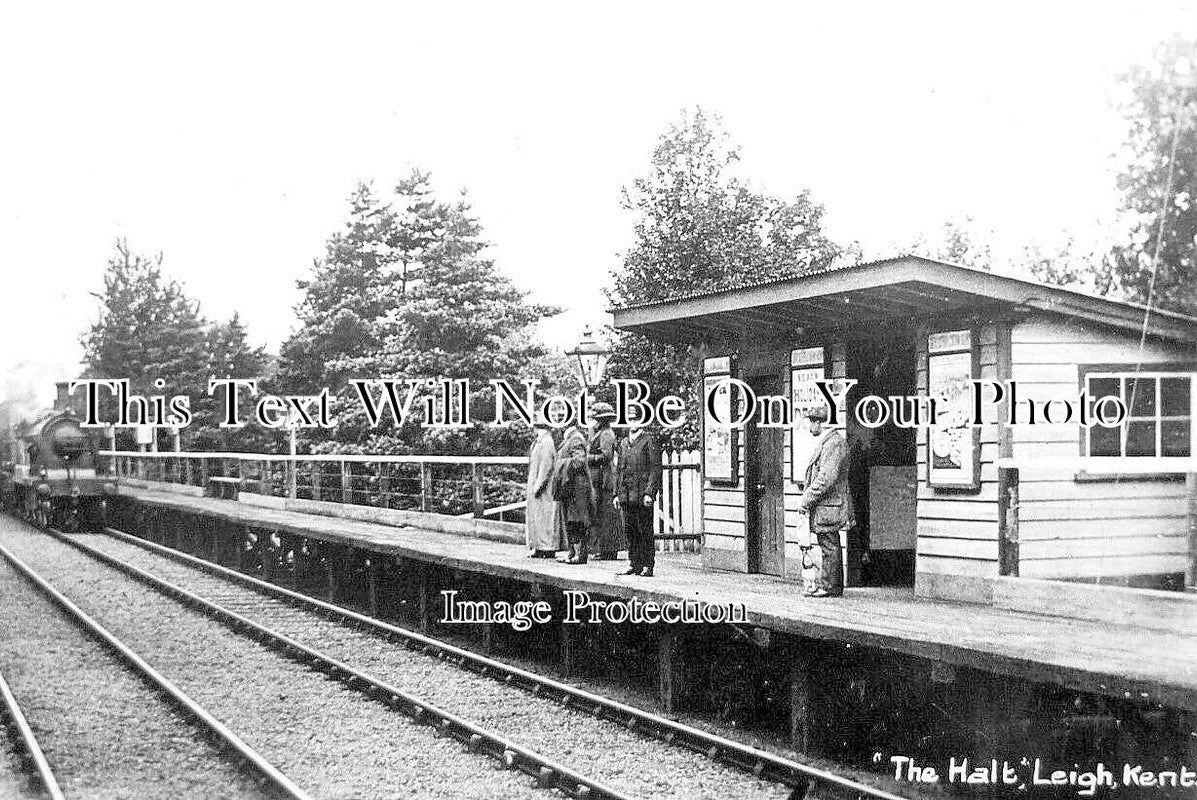 KE 3636 - The Halt Railway Station, Leigh, Kent