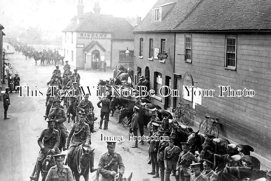 KE 3642 - West Kent Yeomanry, Sturry, Kent 1914 WW1