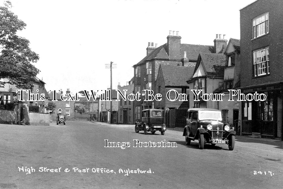 KE 3679 - High Street & Post Office, Aylesford, Kent