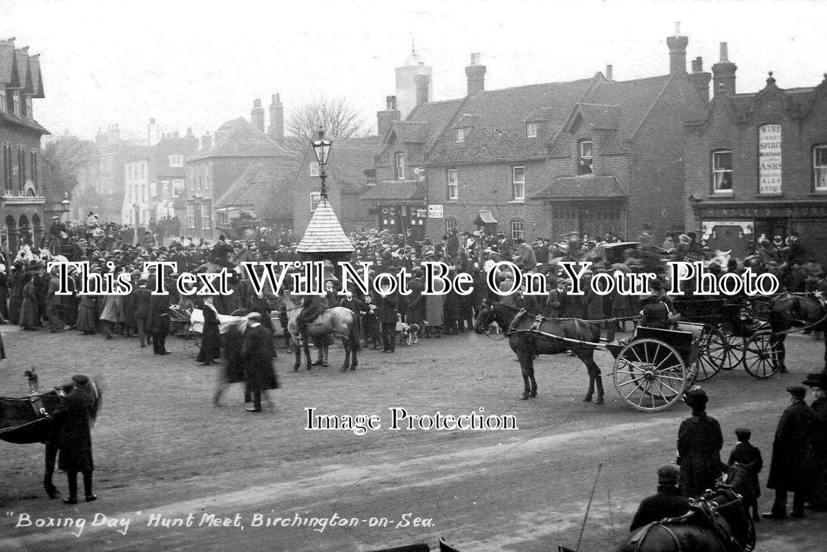 KE 3683 - Boxing Day Hunt Meet, Birchington On Sea, Kent c1910