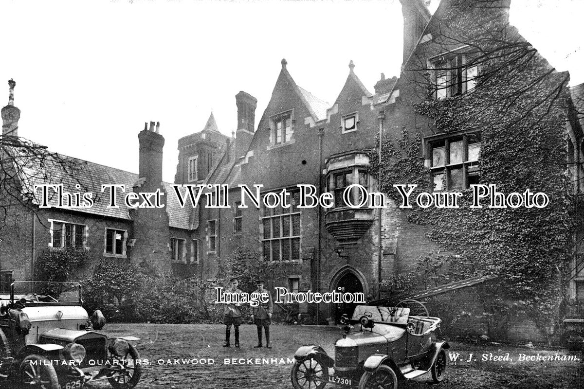 KE 3763 - Military Quarters, Oakwood, Beckenham, Kent WW1