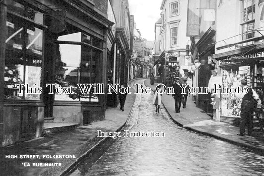 KE 3779 - High Street, La Rue Haute, Folkestone, Kent