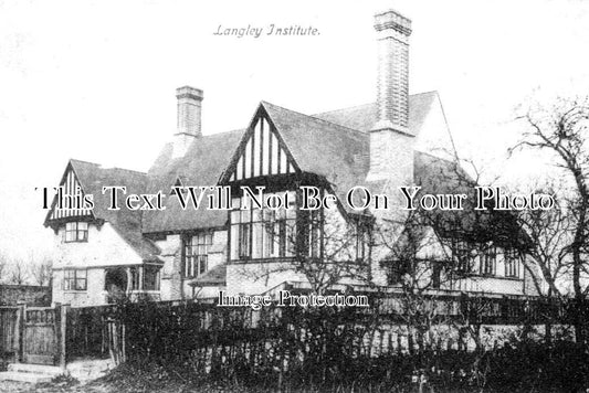 KE 3814 - Langley Institute, Sutton Road, Langley, Kent c1906