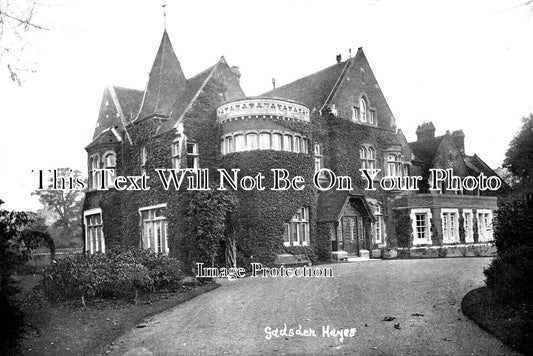 KE 3827 - Gadsden Hall, Hayes, Kent