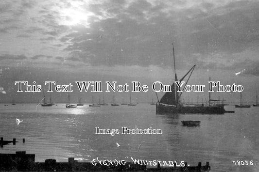 KE 3855 - Evening At Whitstable, Kent c1915