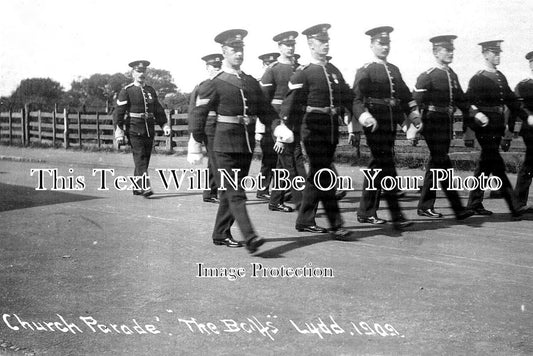 KE 3861 - Church Parade, The Buffs, Lydd, Kent 1909