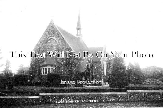 KE 3872 - Four Elms Church, Edenbridge, Kent c1916
