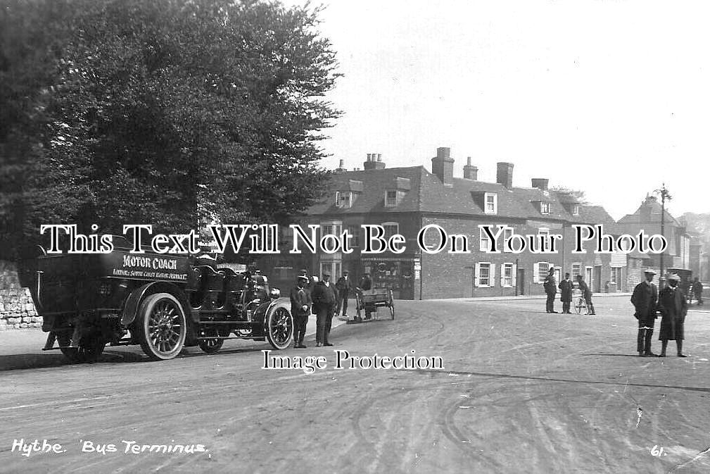 KE 3891 - Hythe Bus Terminus, Kent c1916