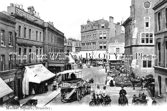 KE 3908 - Market Square, Bromley, Kent c1905