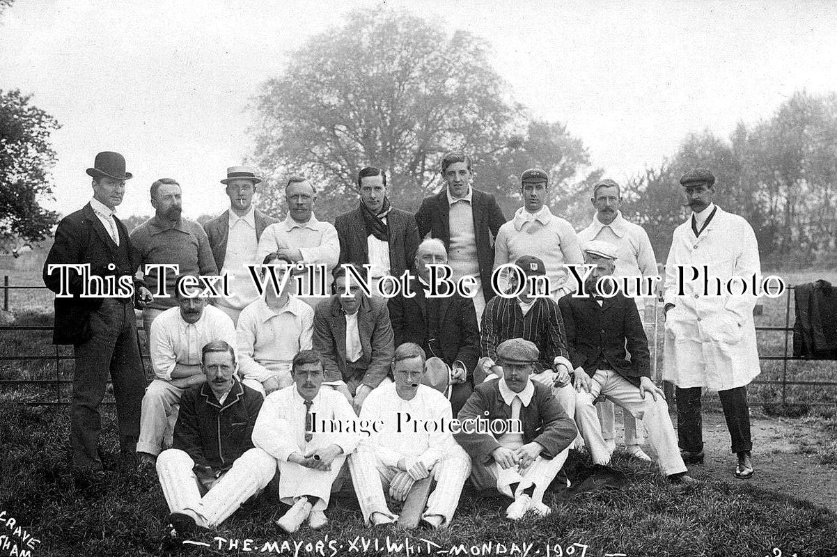 KE 41 - The Mayor's XI Whit Monday Cricket Match, Faversham, Kent 1907