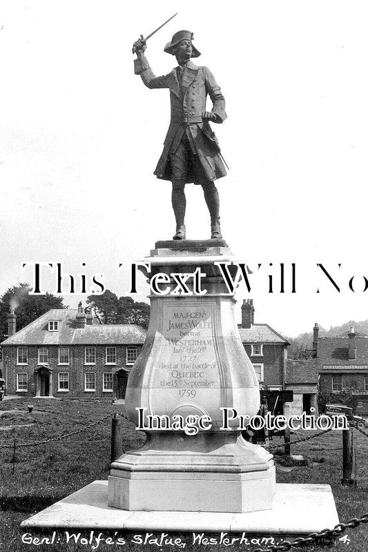 KE 4100 - General Wolfes Statue, Westerham, Kent