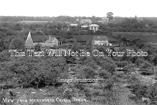 KE 4107 - View From Mereworth Church Tower, Kent c1914