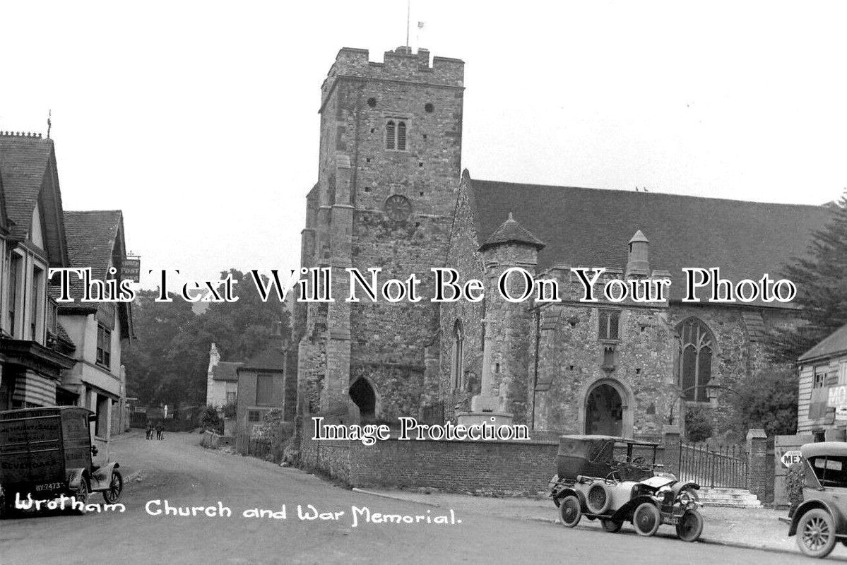 KE 4138 - Wrotham Church & War Memorial, Kent