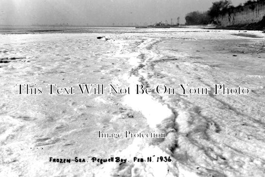 KE 4148 - Frozen Sea, Pegwell Bay, Kent 1936