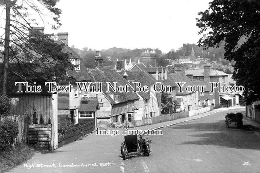 KE 4175 - High Street, Lamberhurst, Kent c1923
