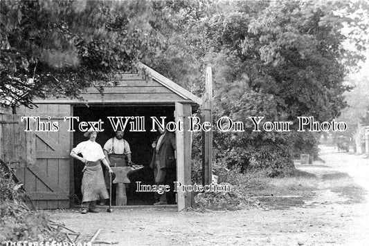 KE 419 - The Forge Blacksmith, Cudham, Kent c1905