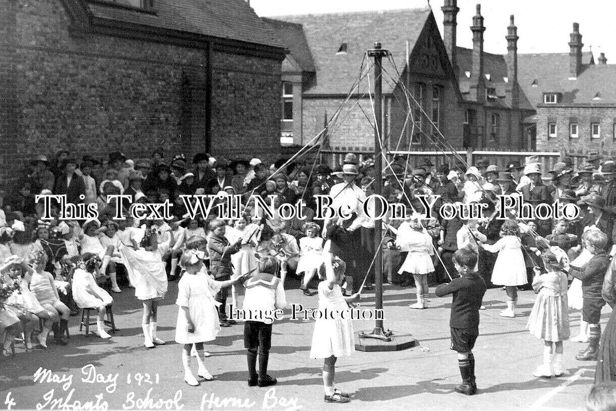 KE 4287 - May Day, Herne Bay Infants School, Kent 1921