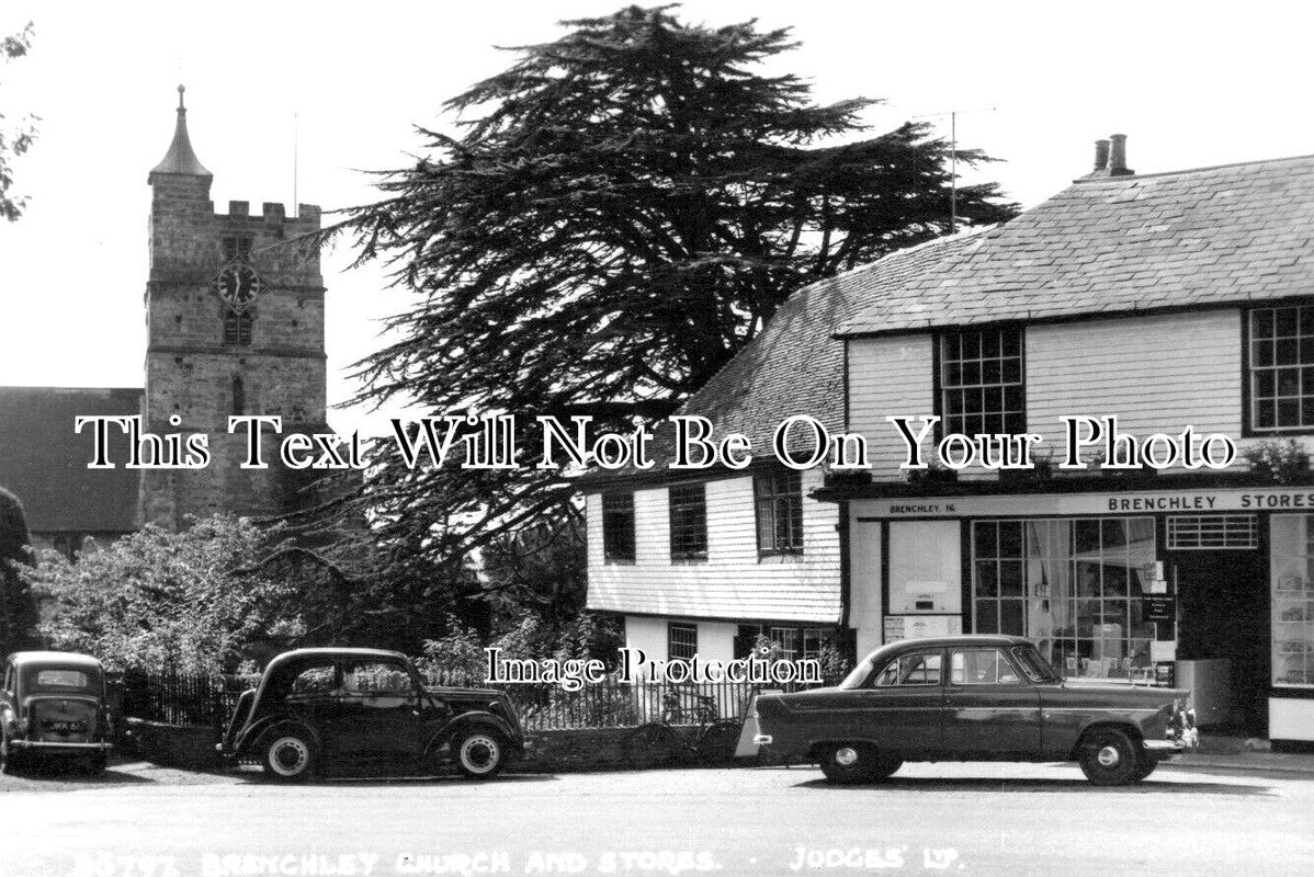 KE 4317 - Brenchley Church & Stores, Kent