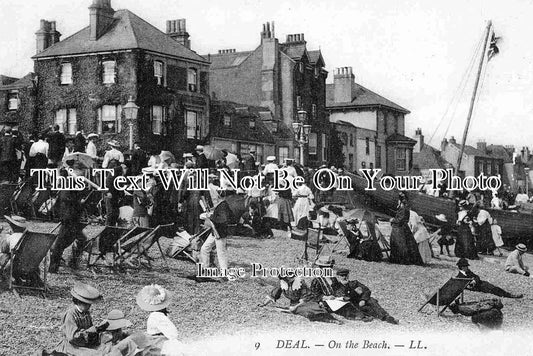 KE 435 - On The Beach, Deal, Kent c1909