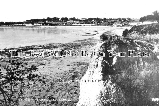 KE 4370 - The Cliffs, Pegwell Bay, Ramsgate, Kent c1960