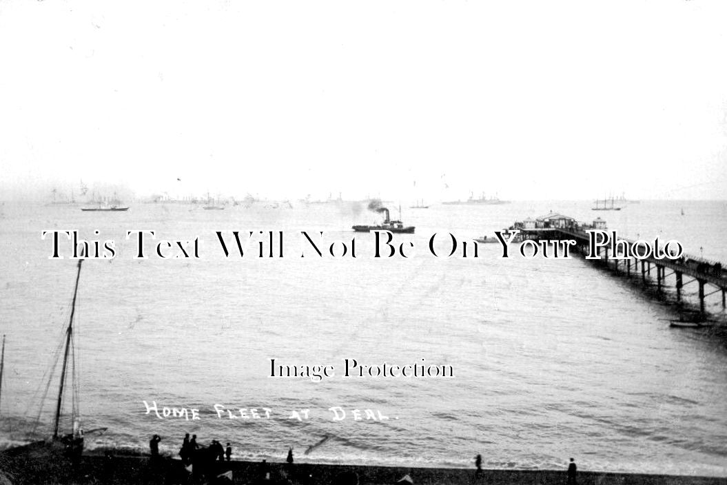 KE 4414 - Home Fleet At Deal, Kent c1909