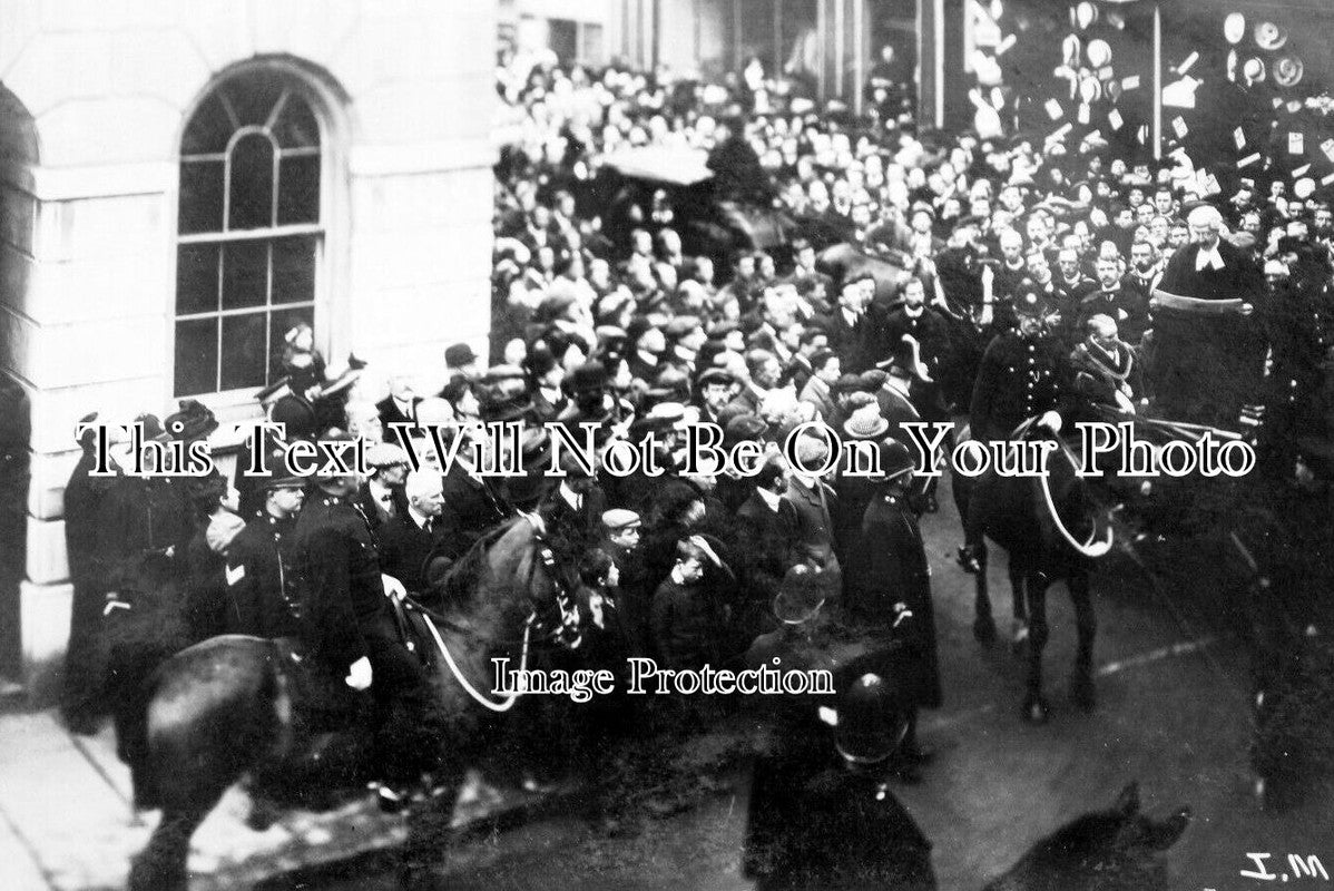 KE 4426 - Proclamation Of George V, Canterbury, Kent 1910