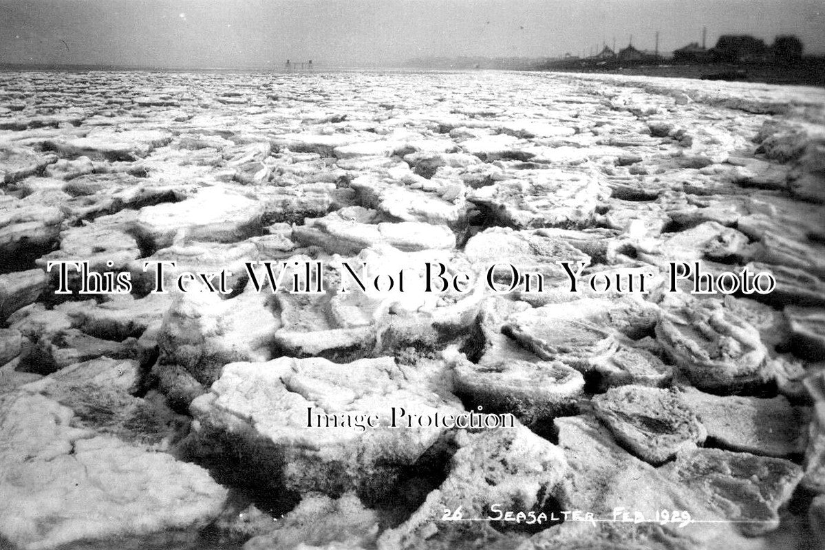 KE 4444 - Seasalter Frozen Sea, Kent 1929