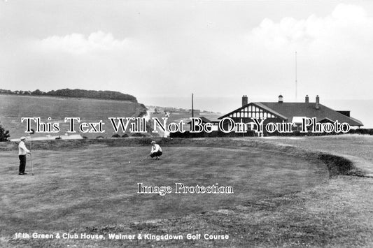 KE 4623 - Green & Club House, Walmer & Kingsdown Golf Course, Kent