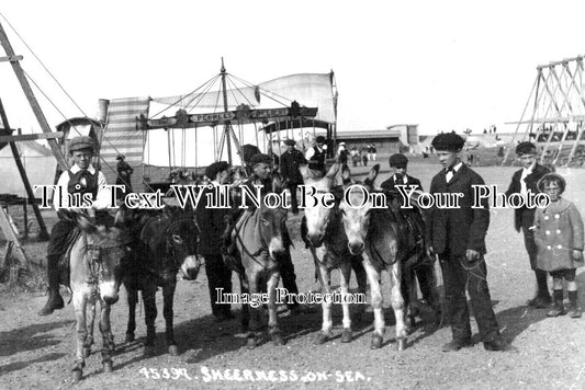 KE 4634 - Beach Donkeys, Sheerness On Sea, Kent