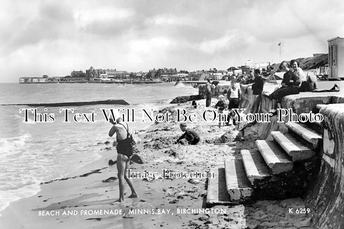 KE 4677 - Beach & Promenade, Minnis Bay, Birchington, Kent