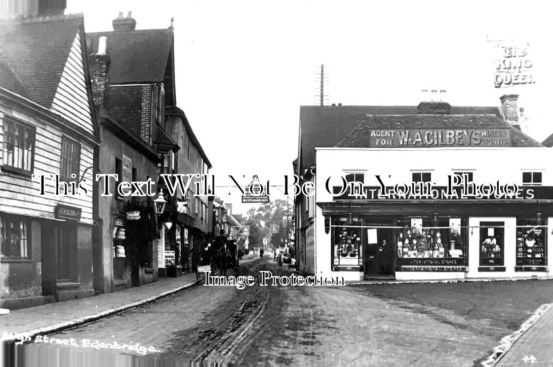 KE 4680 - High Street, Edenbridge, Kent c1915 – JB Archive