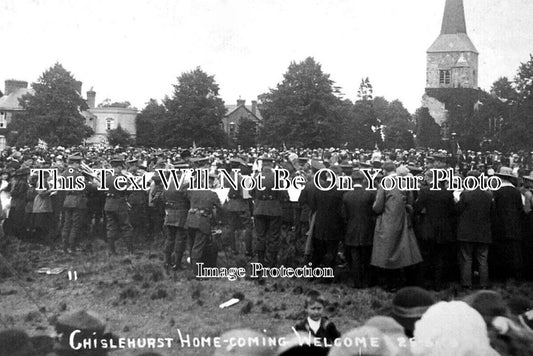 KE 4765 - Chislehurst Home Coming Welcome, Kent 1919 WW1